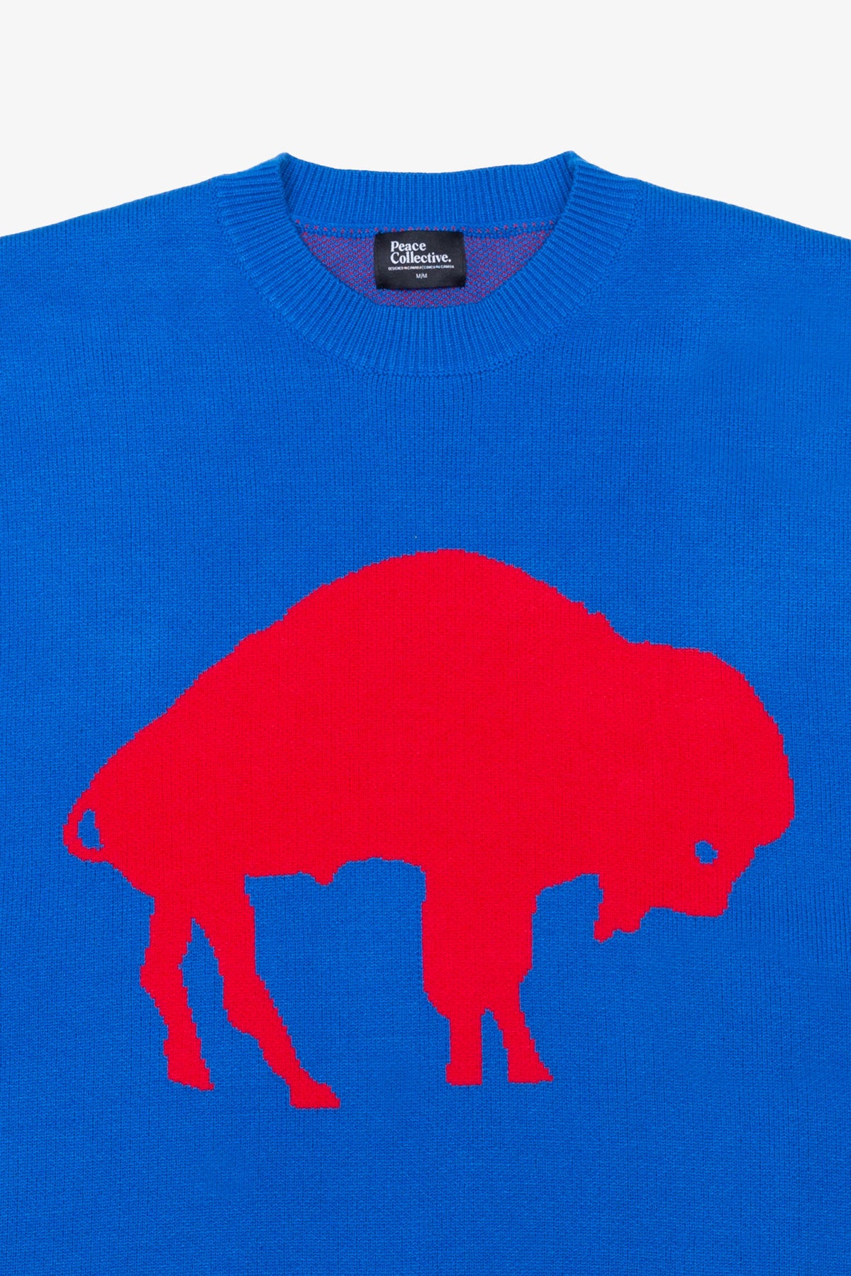 Buffalo Bills Retro Knit Sweater - Royal