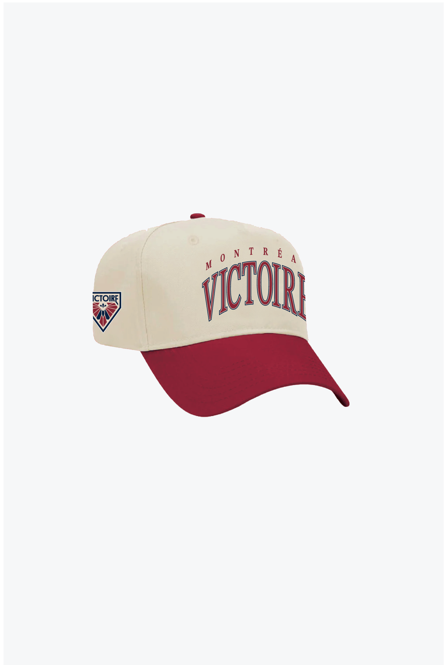 Montréal Victoire A-Frame Cap - Maroon / Ivory