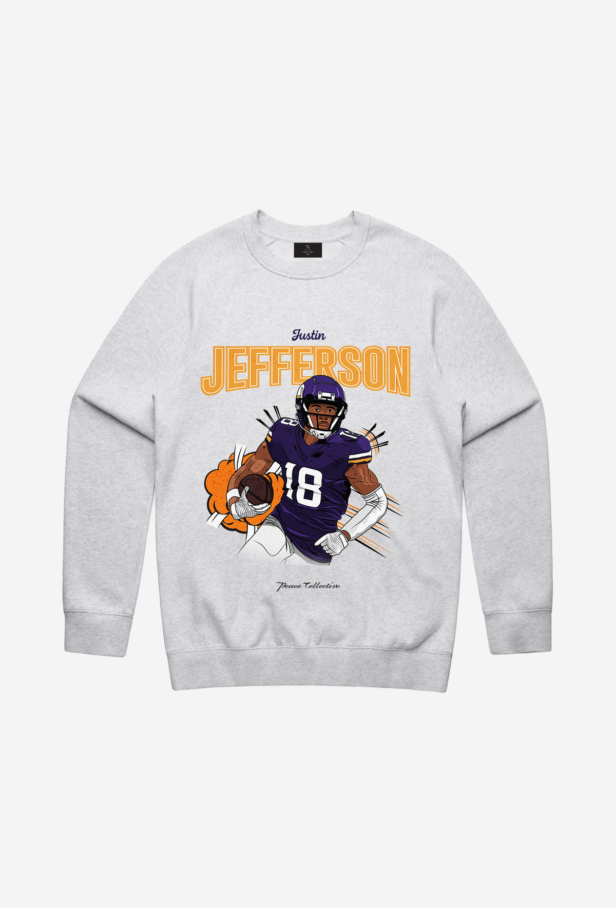 Justin Jefferson Crewneck - Ash