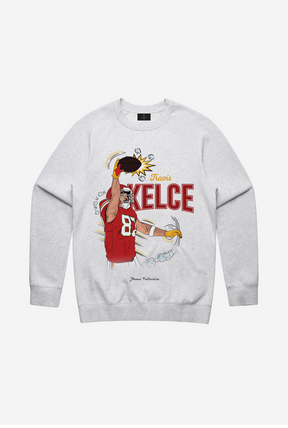 Travis Kelce Crewneck - Ash