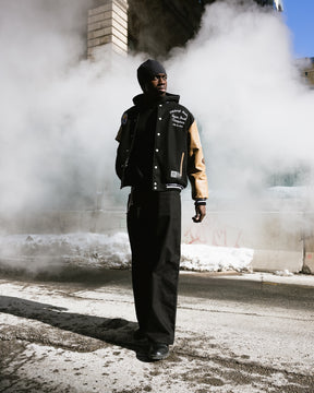 Super Bowl 1979 Pittsburgh Steelers vs. Dallas Cowboys Varsity Jacket - Black