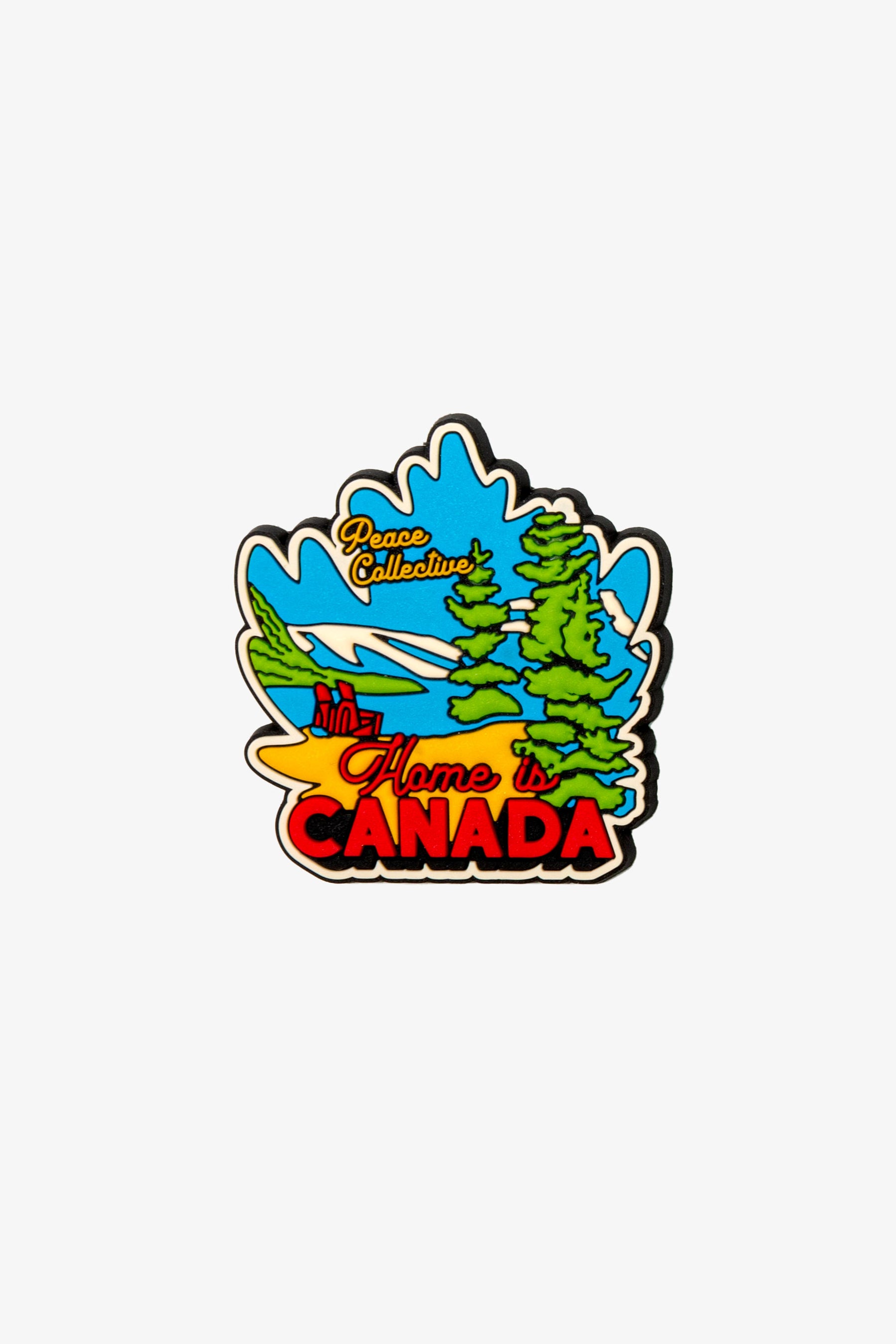 Home is Canada Magnet - Multicolour