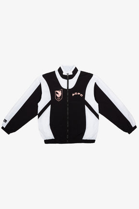 Angel City FC Colour Block Track Jacket - Off Black / White