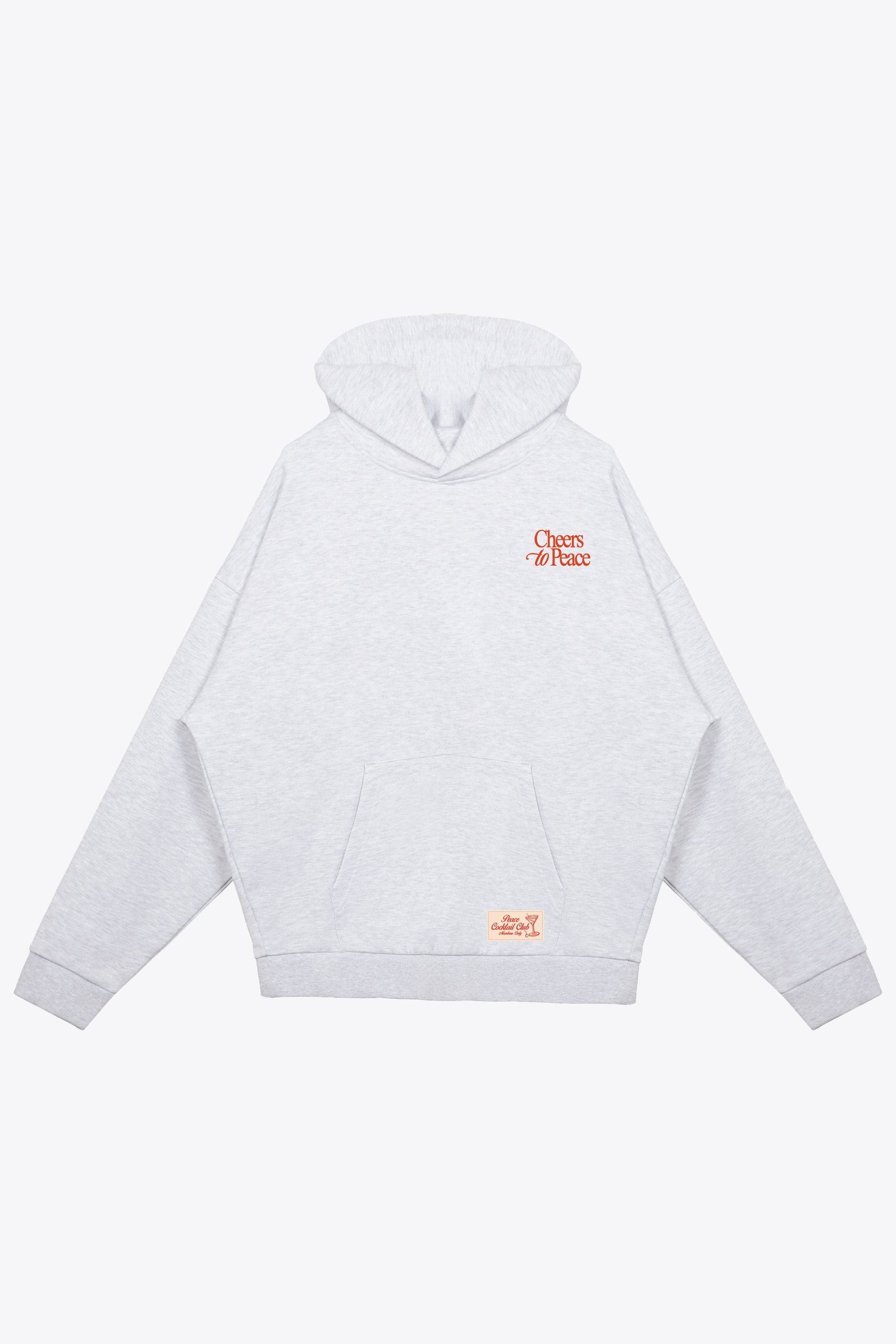 Canadian Caesar Club: Cheers To Peace Heavyweight Hoodie - Ash