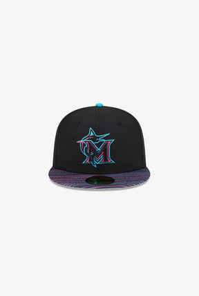 Miami Marlins 2025 City Connect 59FIFTY Fitted - Black