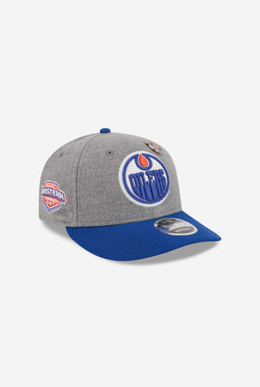 Edmonton Oilers Wool 9FIFTY Snapback - Grey