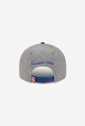 Edmonton Oilers Wool 9FIFTY Snapback - Grey