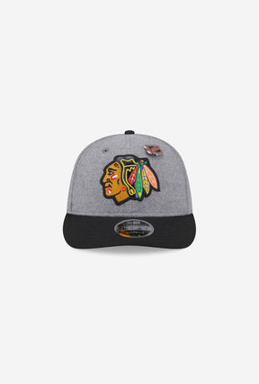 Chicago Blackhawks Wool 9FIFTY Snapback - Grey