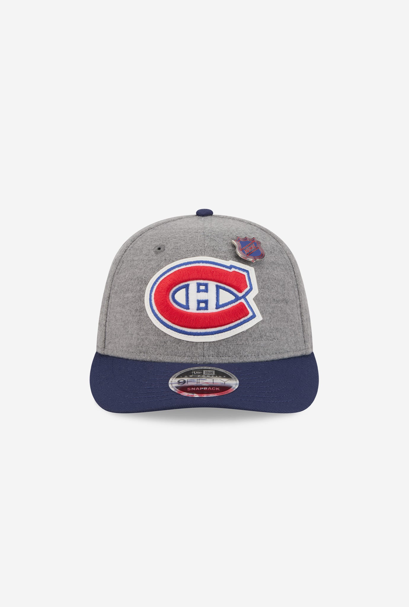 Montreal Canadiens Wool 9FIFTY Snapback - Grey