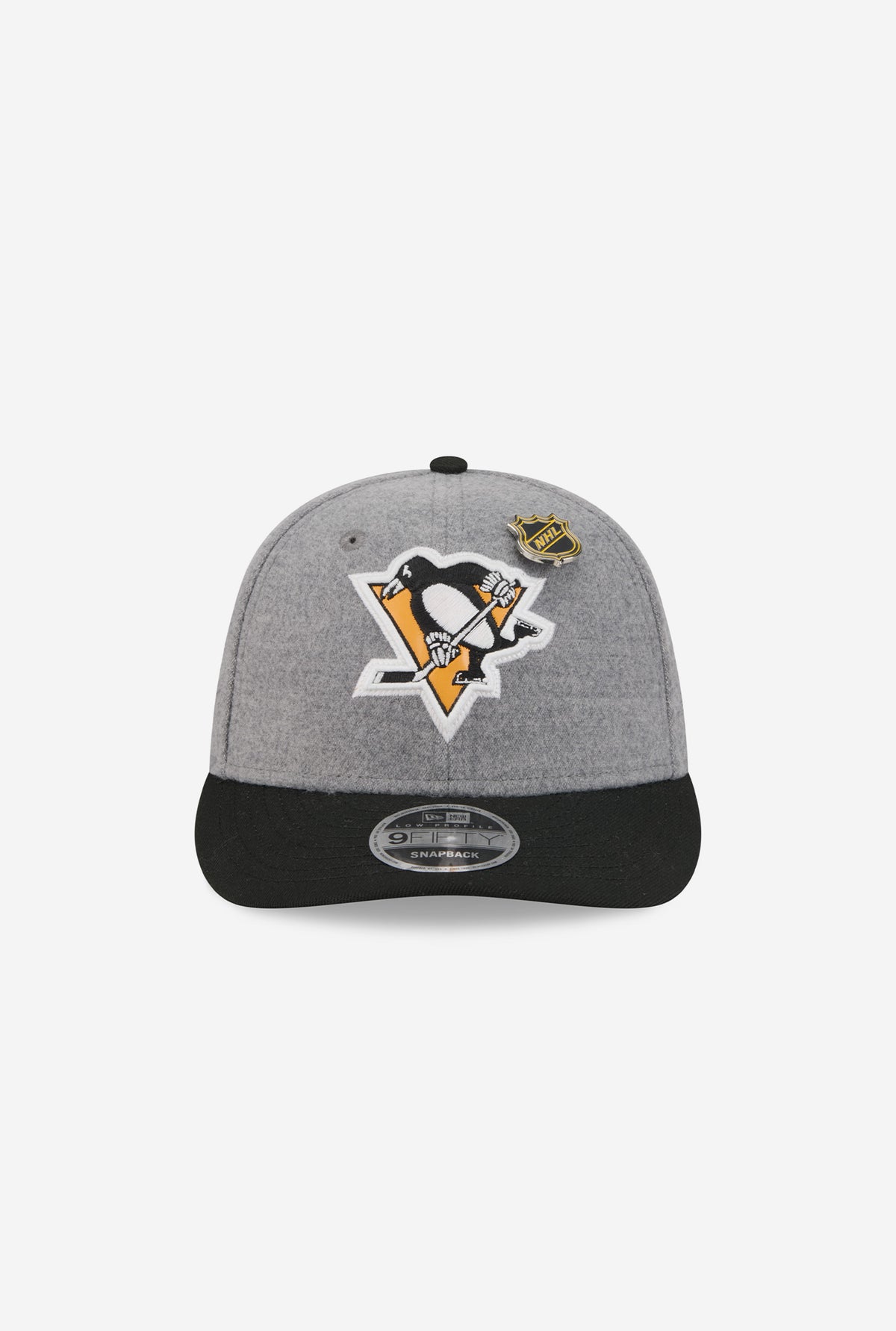 Pittsburgh Penguins Wool 9FIFTY Snapback - Grey
