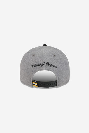 Pittsburgh Penguins Wool 9FIFTY Snapback - Grey