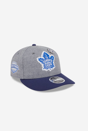 Toronto Maple Leafs Wool 9FIFTY Snapback - Grey