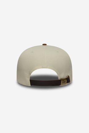 Los Angeles Dodgers Suede Visor 9FIFTY Strapback - Brown