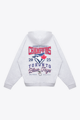 Toronto Blue Jays ALCS 2025 Champions Heavyweight Hoodie - Ash
