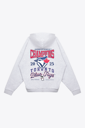Toronto Blue Jays ALCS 2025 Champions Heavyweight Hoodie - Ash