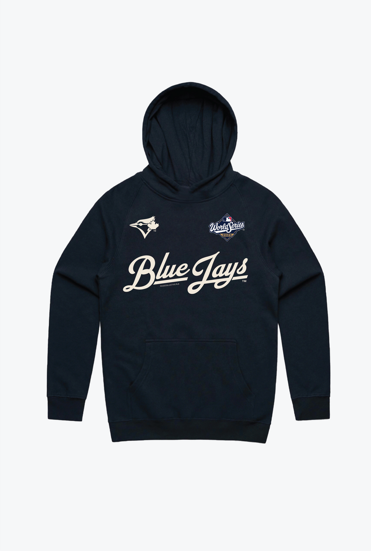 Toronto Blue Jays Script World Series 2025 Hoodie - Navy