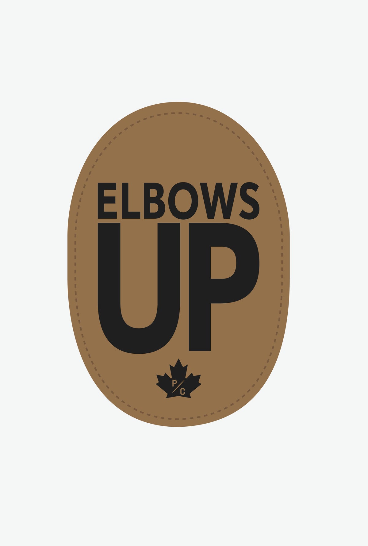 Elbows Up Home is Canada Patch - Multicolour