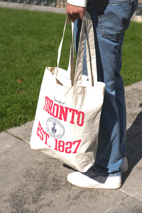 P/C x U Of Toronto Vintage Collegiate Graphic Tote Bag - Ivory