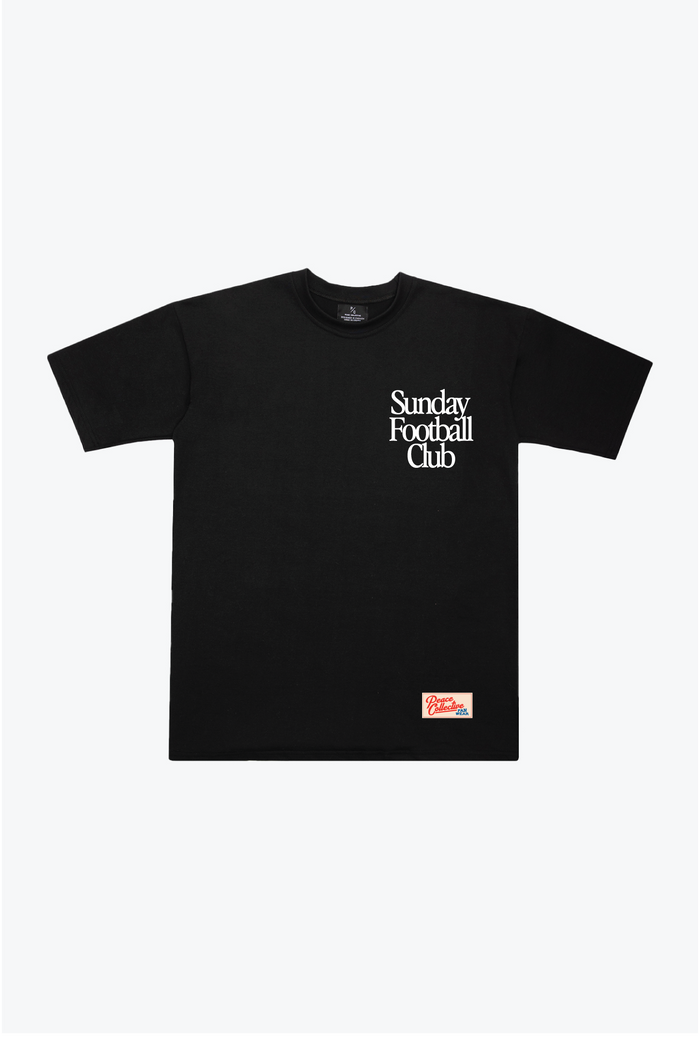 Los Angeles Chargers Sunday Football Club Heavyweight T-Shirt - Black
