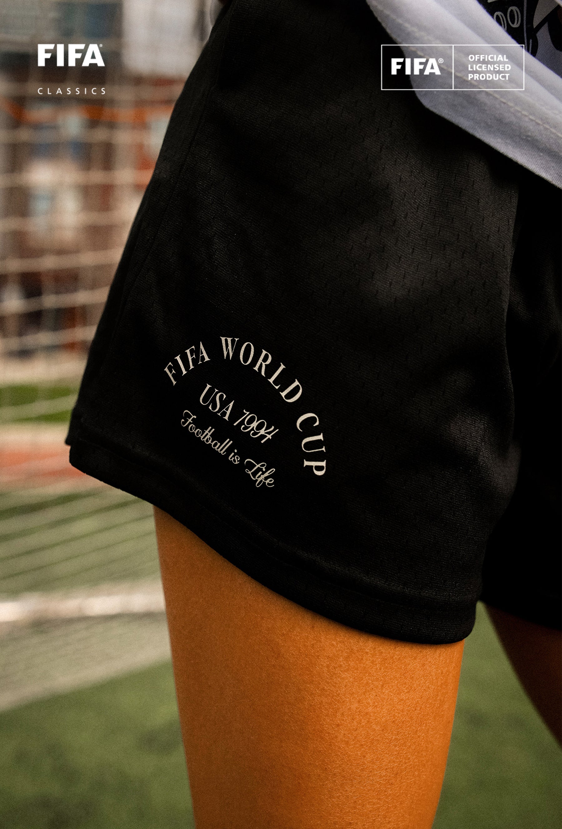 Short en maille noire des États-Unis pour la Coupe du Monde de la FIFA 1994