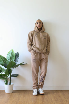 You Can Sit With Us Heavyweight Hoodie - Burro