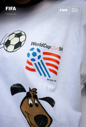 Camiseta de peso pesado mascota de la Copa Mundial de la FIFA™ 1994 USA - Blanca