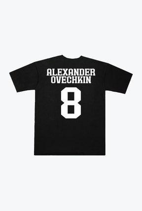 Alexander Ovechkin Memorial Heavyweight T-Shirt - Black