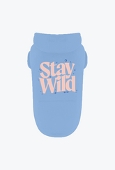 Stay Wild Dog Hoodie - Mint