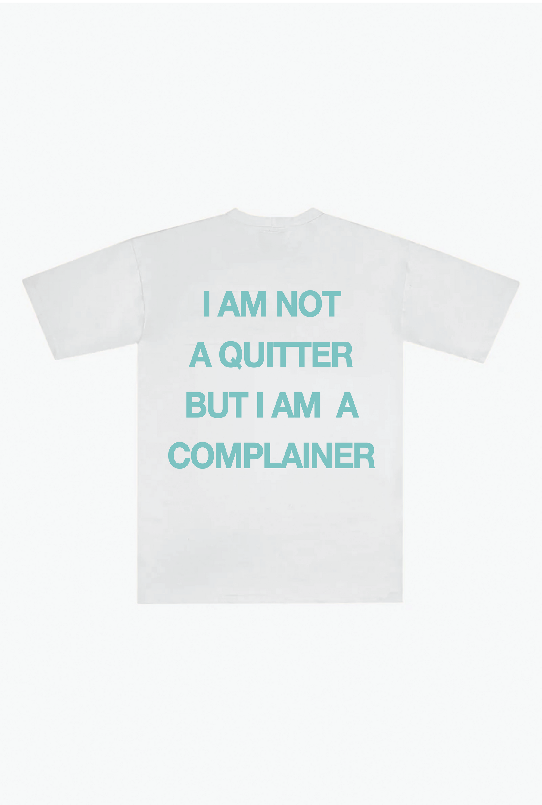 Not a Quitter Heavyweight T-Shirt - White