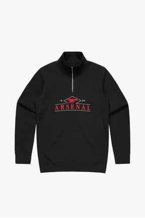 Quarter Zip de Arsenal F.C. - Negro