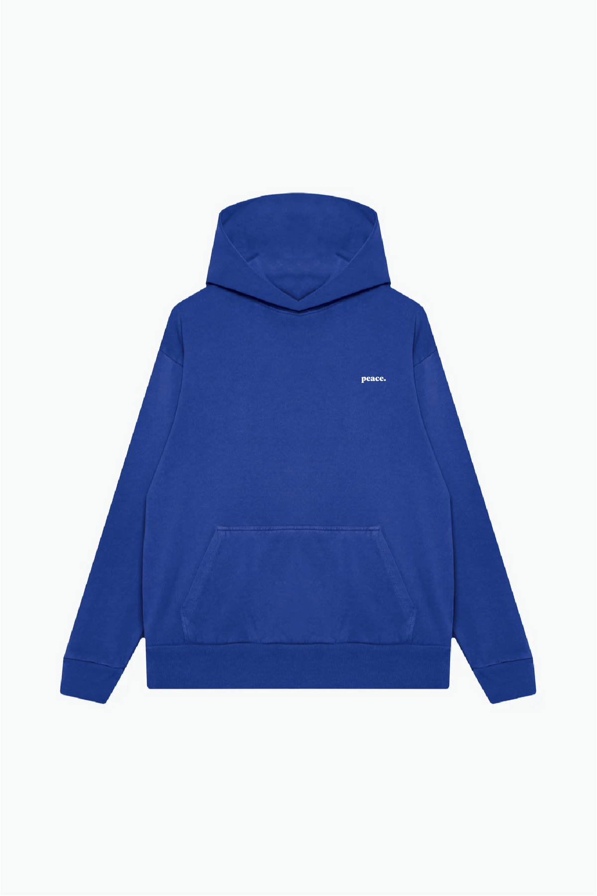 Peace Heavyweight Hoodie - Strong Blue
