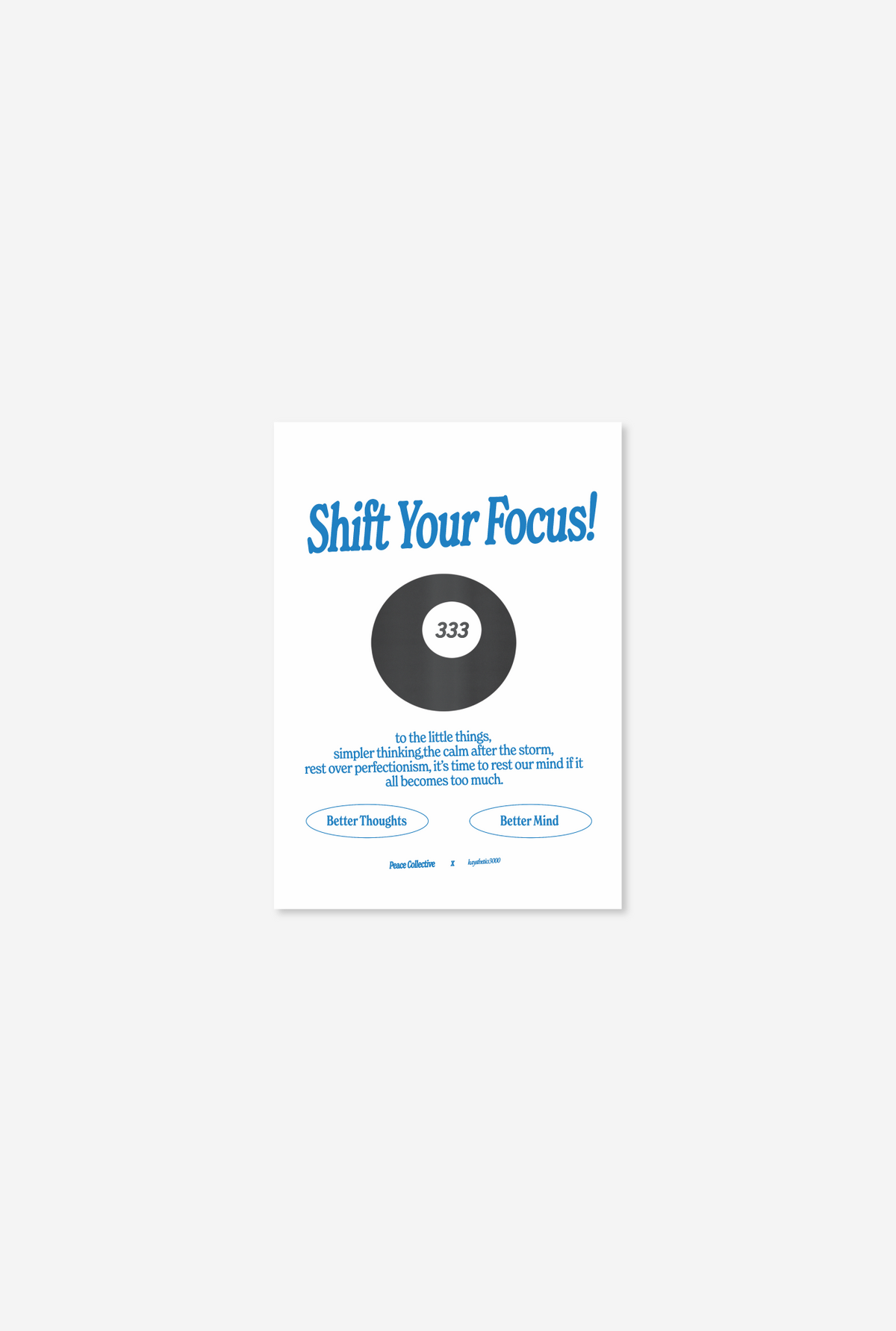Shift Your Focus Poster