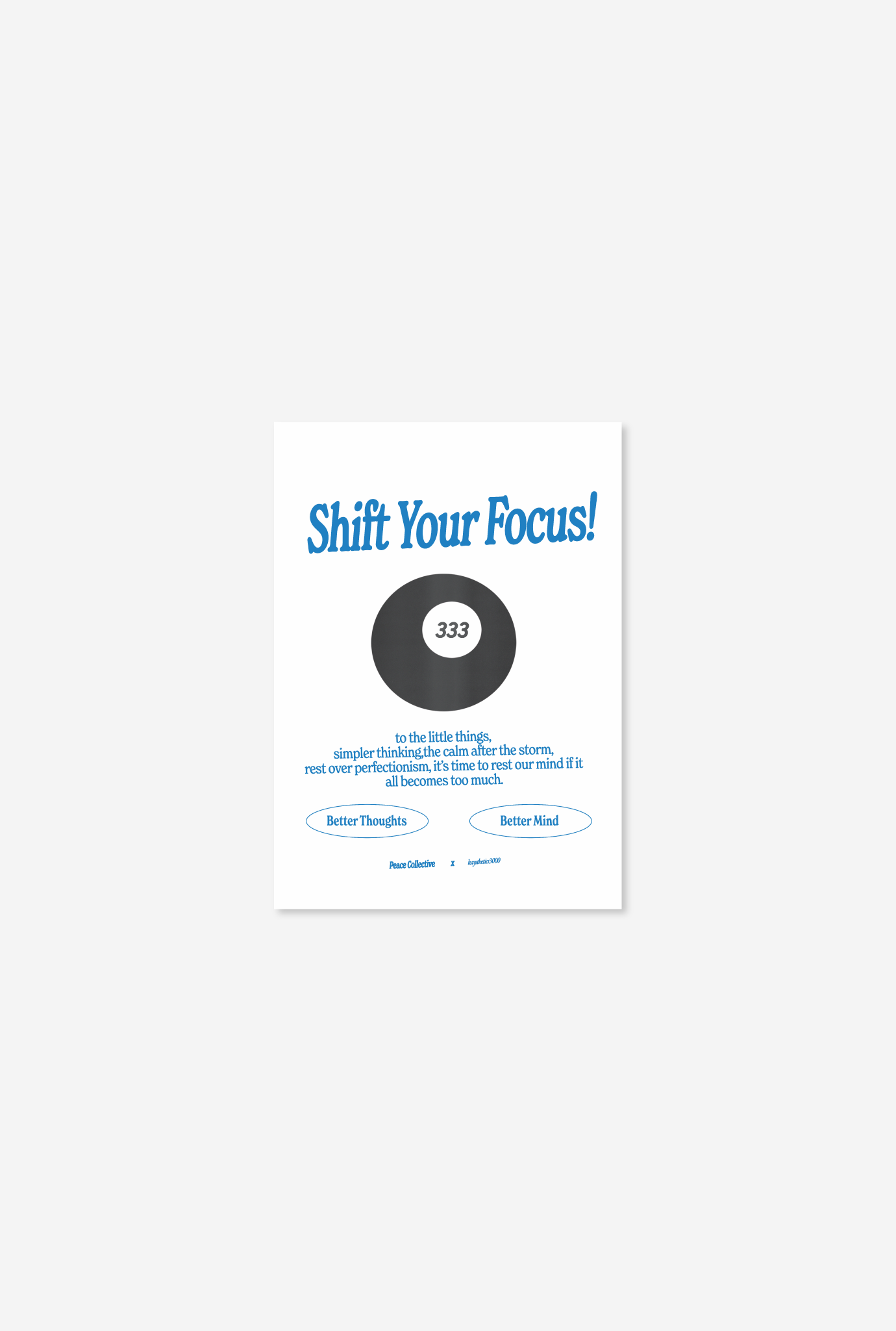 Shift Your Focus Poster