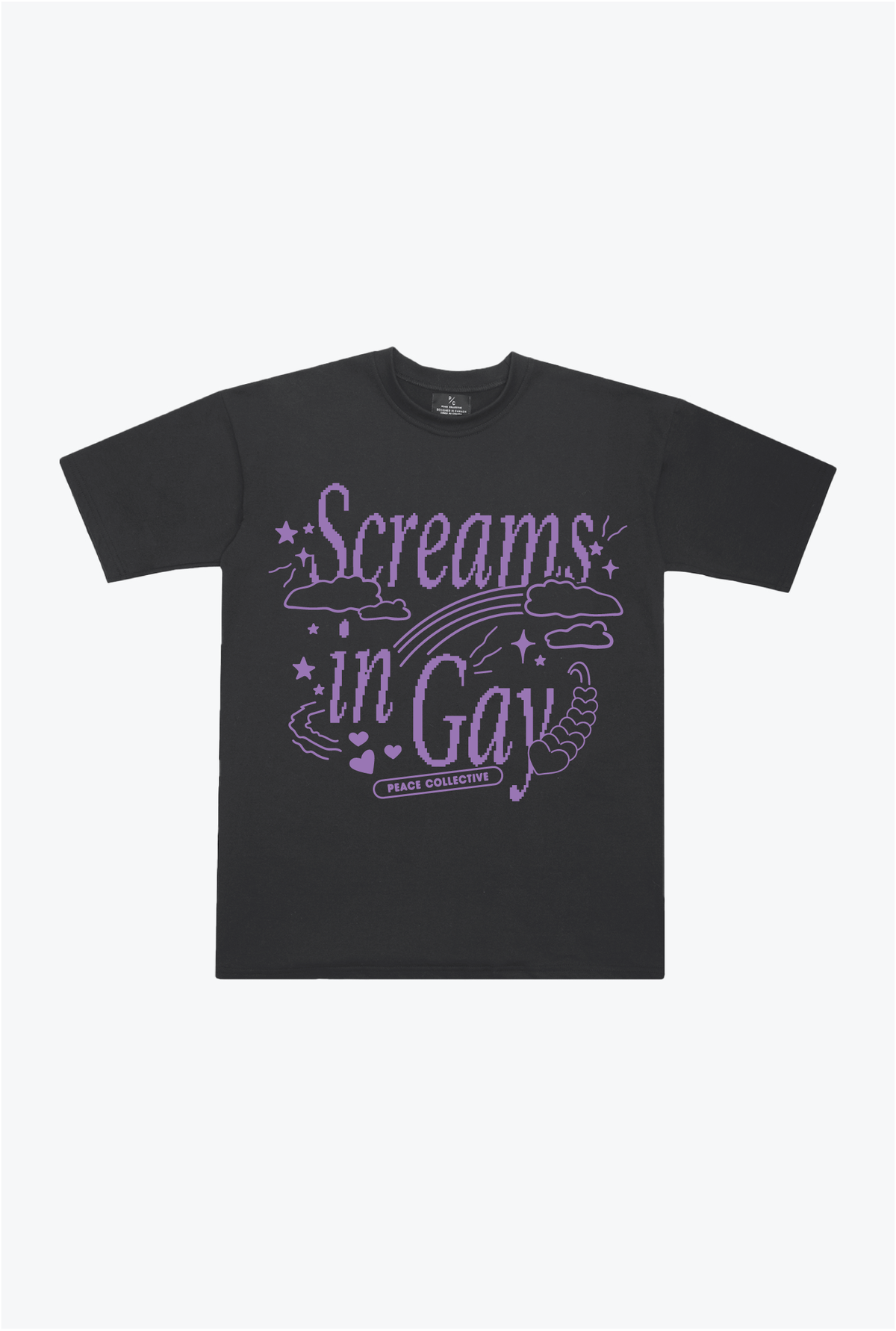 Gay Panic Graphic T-Shirt - Black