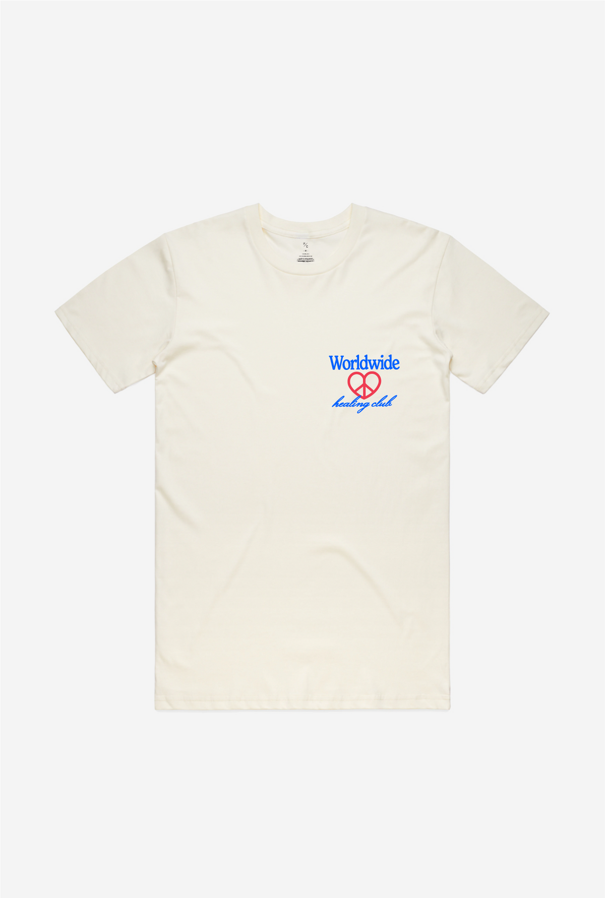 Worldwide Healing Club T-Shirt - Ivory