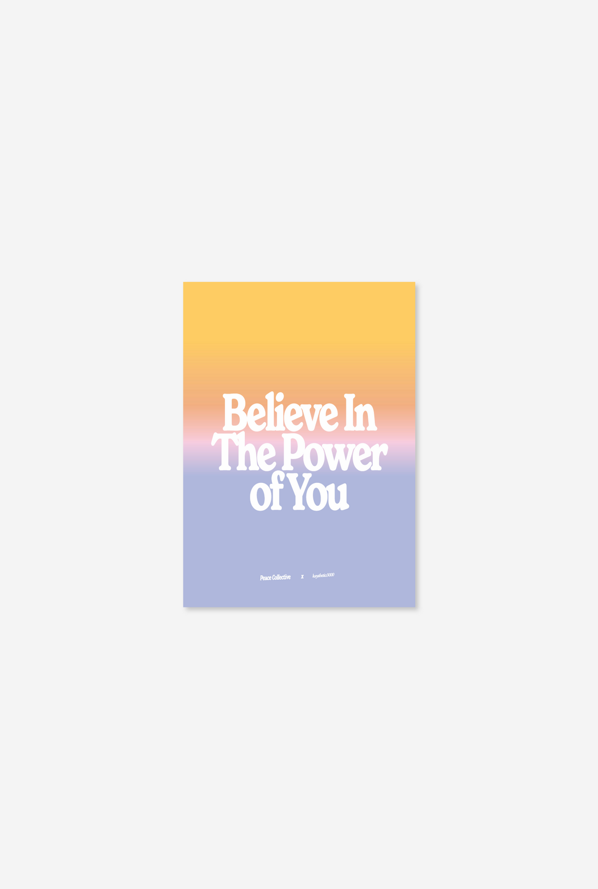 Believe in The Power of You Poster