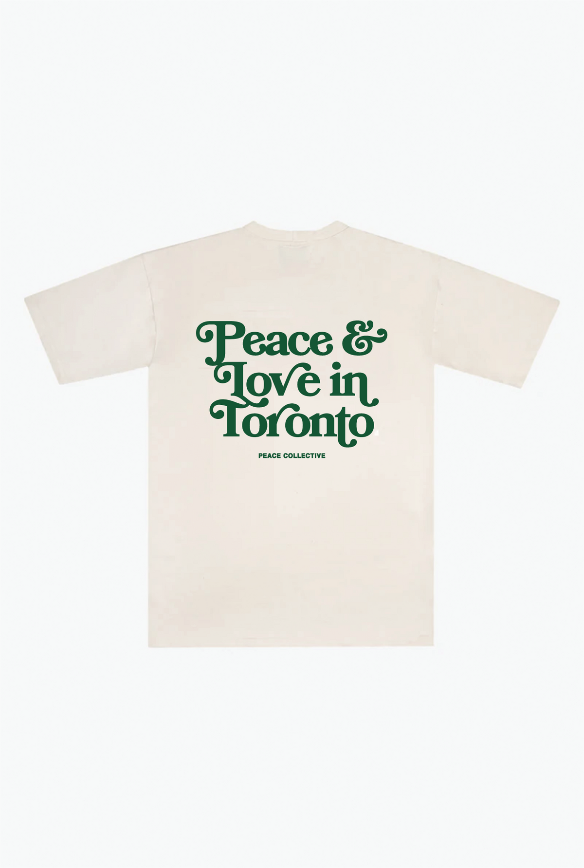 Peace & Love in Toronto Heavyweight T-Shirt - Ivory