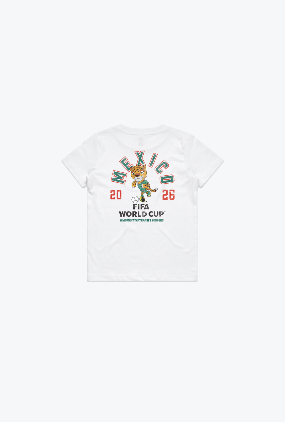 FIFA World Cup 2026™ Mexico Mascot Youth T-Shirt - White