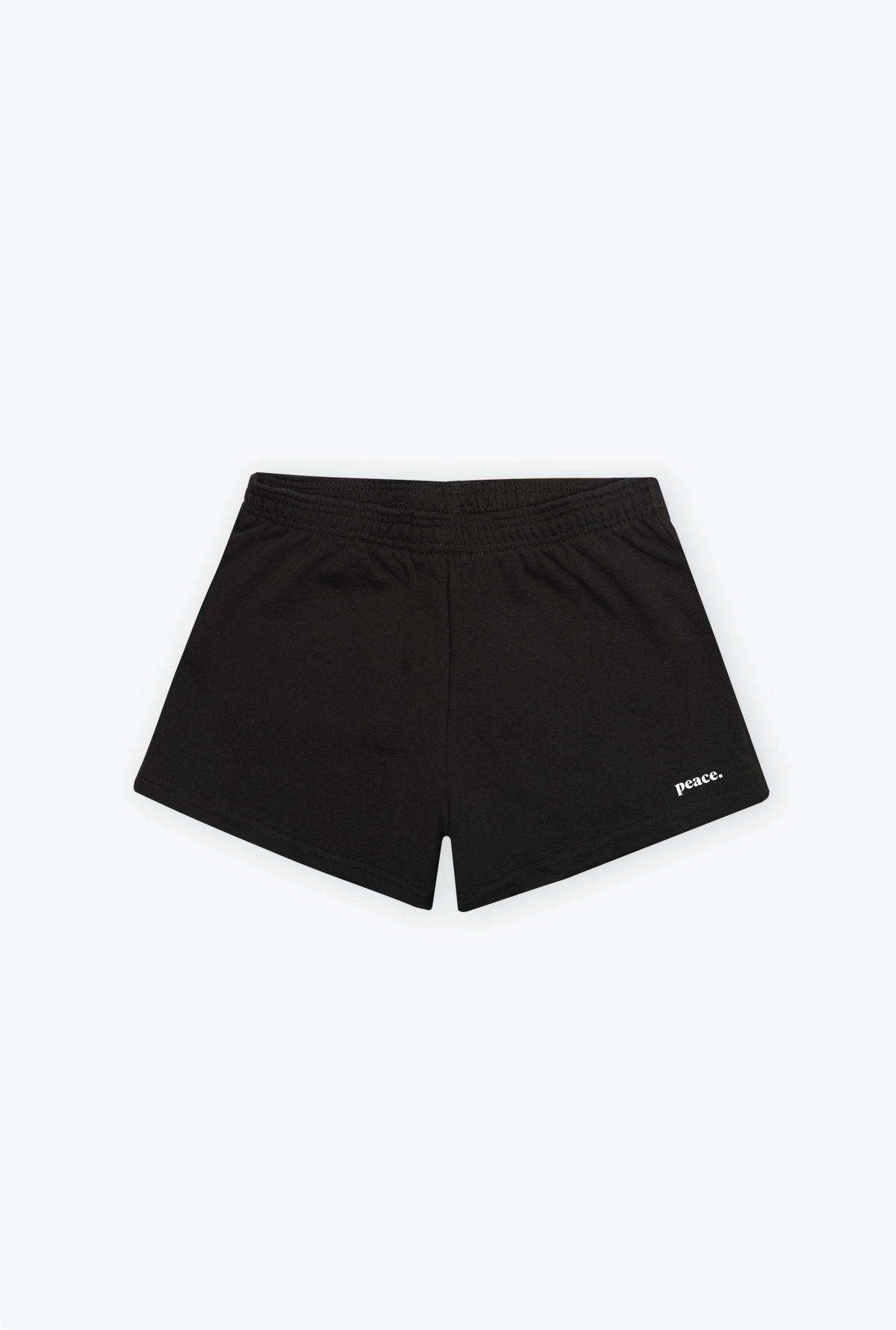 Peace Heavyweight Women's Fleece Shorts - Black