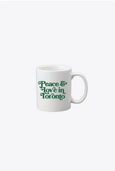 Peace & Love in Toronto Mug - White
