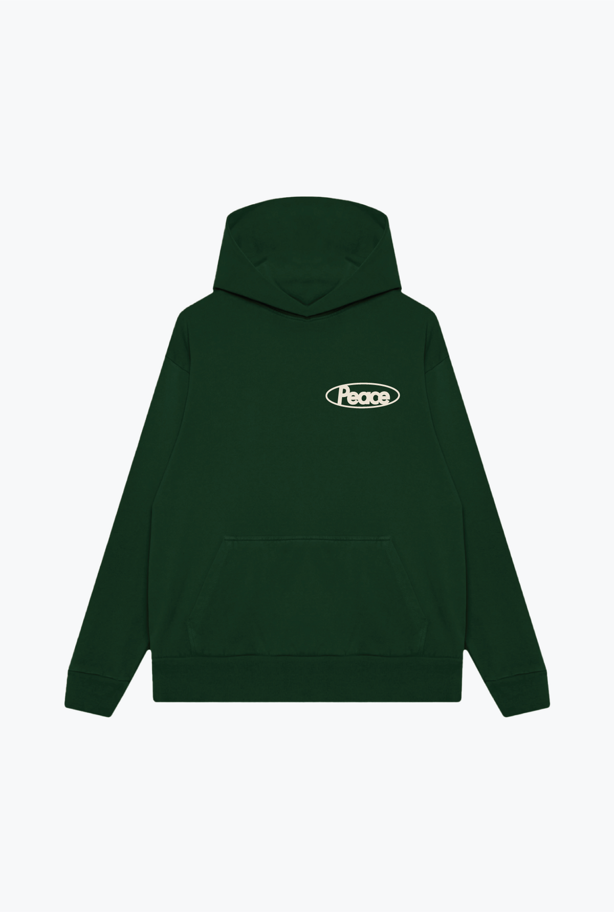 Stay Close to People Who Feel Like Home Heavyweight Hoodie - Forest Green