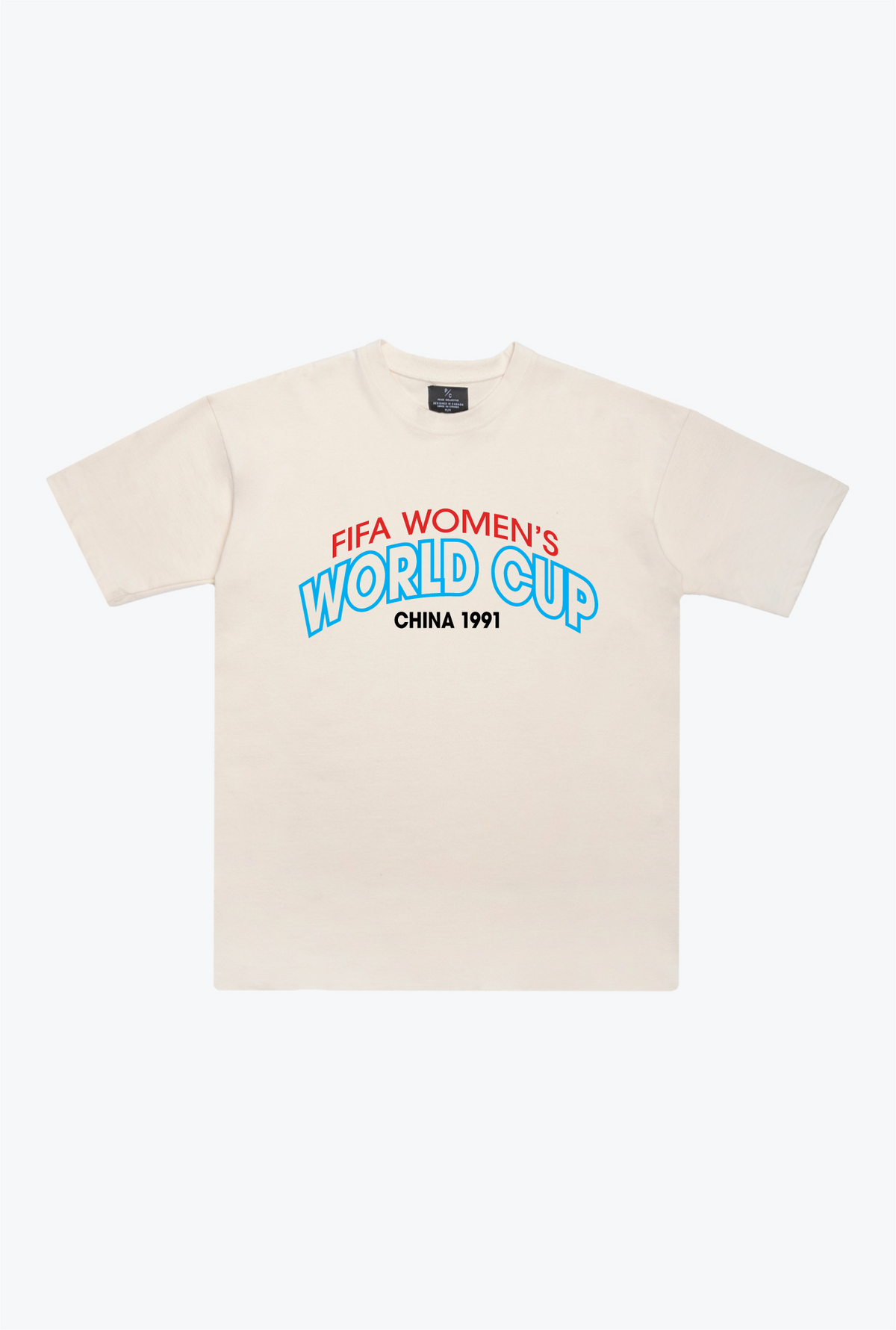 China 91 World Cup Vintage Premium T-Shirt - Ivory