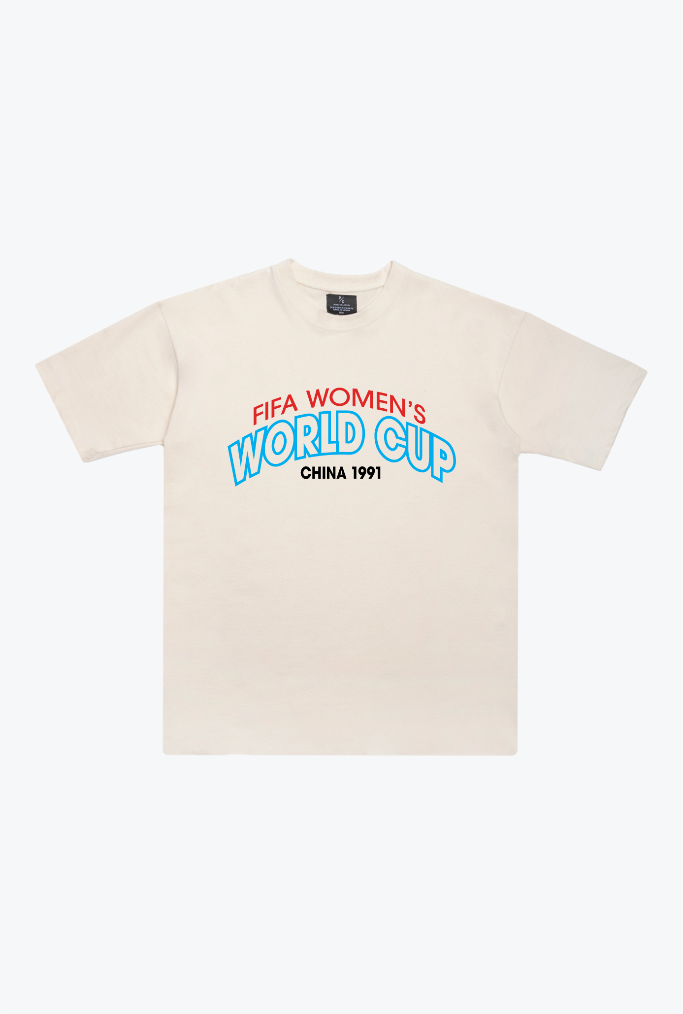 China 91 World Cup Vintage Premium T-Shirt - Ivory