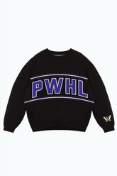 PWHL Oversized Knit Sweater - Black