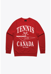 Tennis Canada Tennis Court Crewneck - Red