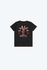 FIFA World Cup 2026™ Canada Mascot Youth T-Shirt - Black