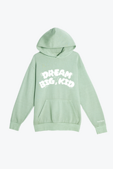 Dream Big, Kid Hoodie - Oil Green