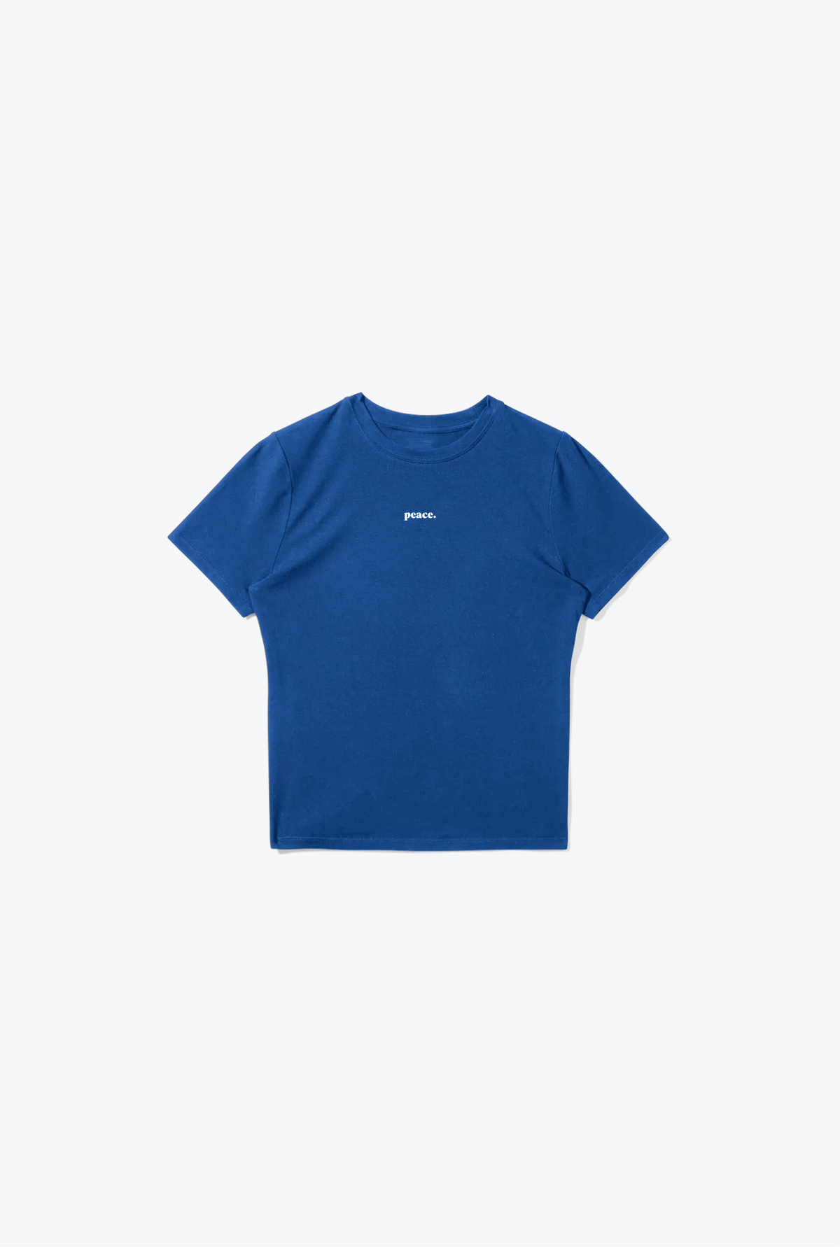 Peace Baby Tee - Strong Blue