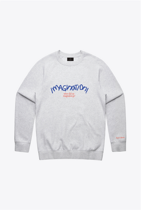 Where Did Our Imagination Go? Crewneck - Ash