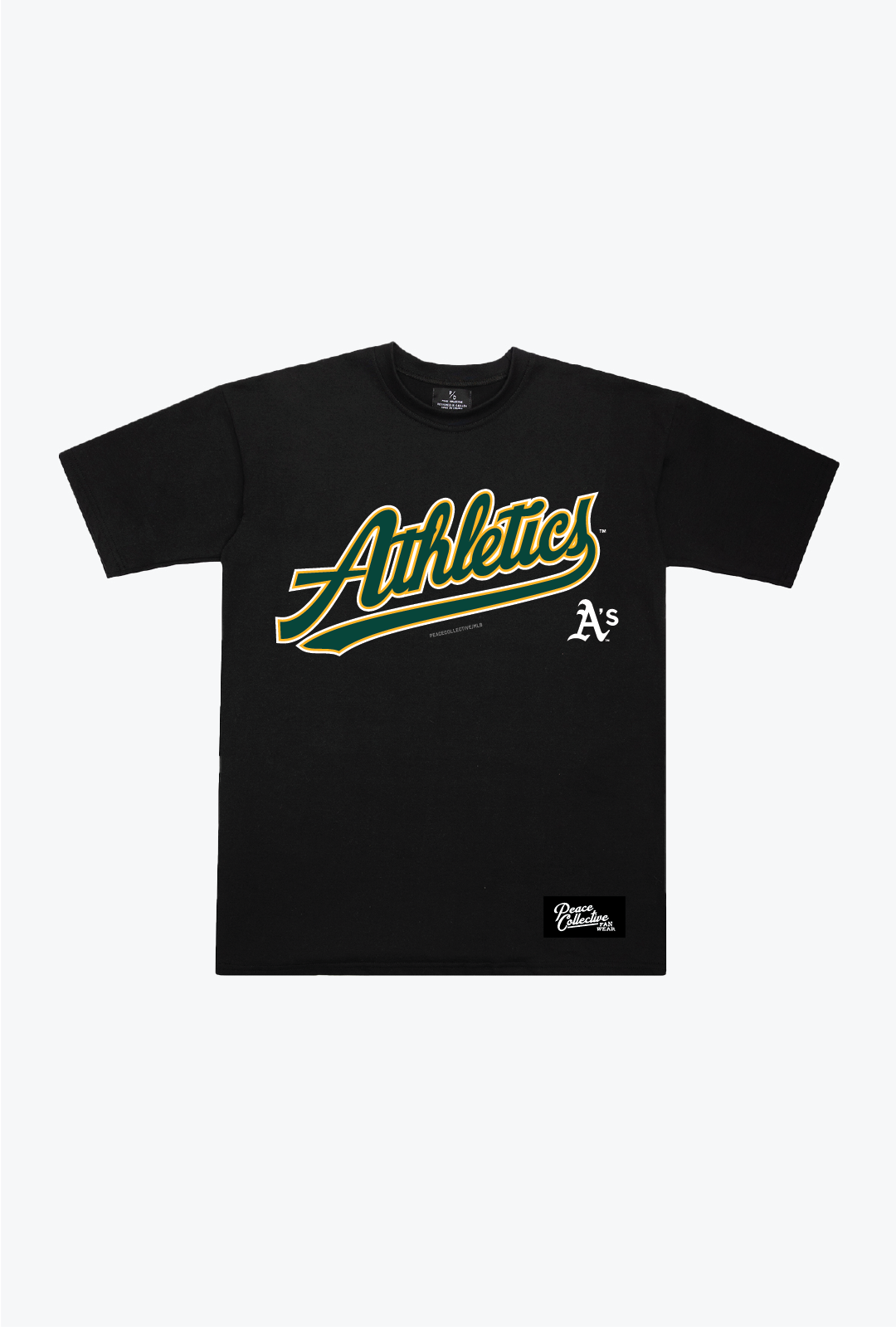 Oakland Athletics Spirit Heavyweight T-Shirt - Black